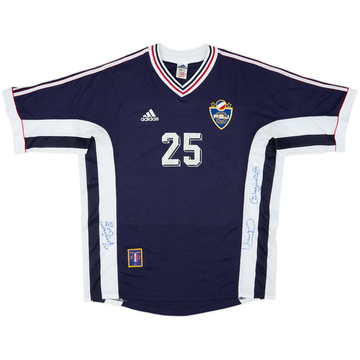 1998-99 Yugoslavia Signed Home Shirt #25 - 6/10 - (L)