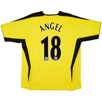 2003-04 Aston Villa Camiseta Visitante Angel #18 - 6/10 - (M)