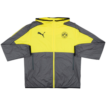 2013-14 Borussia Dortmund Puma Hooded Track Jacket - 8/10 - (L)