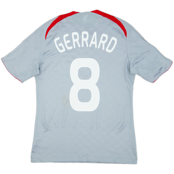 2008-09 Liverpool Away Shirt Gerrard #8 - 6/10 - (S)
