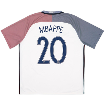 2016-17 France Away Shirt Mbappe #20