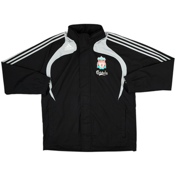 2008-09 Liverpool adidas Hooded Rain Jacket - 8/10 - (M)