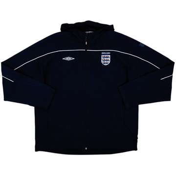 2008-09 England Umbro Hooded Track Jacket - 7/10 - (XL)