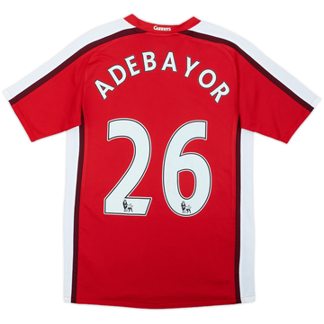 2008-10 Arsenal Home Shirt Adebayor #26 - 6/10 - (L.Boys)