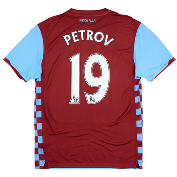 2010-11 Aston Villa Home Shirt Petrov #19 - 8/10 - (M)