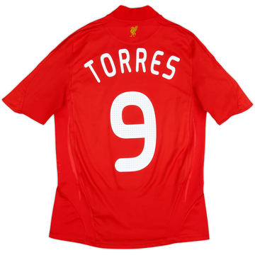 2008-10 Liverpool Home Shirt Torres #9 - 6/10 - (S)