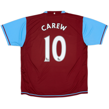 2007-08 Aston Villa Home Shirt Carew #10 - 7/10 - (XL)