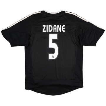 2004-05 Real Madrid Away Shirt Zidane #5 - 6/10 - (S)