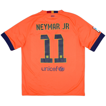 2014-15 Barcelona Away Shirt Neymar Jr #11 - 6/10 - (L)
