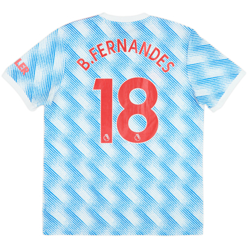 2021-22 Manchester United Away Shirt B.Fernandes #18 - 6/10 - (L)