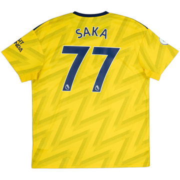 2019-20 Arsenal Away Shirt Saka #77 - 8/10 - (XL)