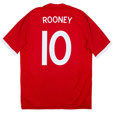 2010-11 England 'South Africa' Away Shirt Rooney #10 - 6/10 - (XL)