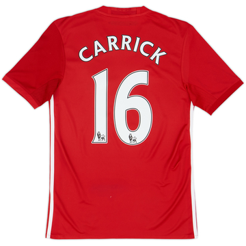 2016-17 Manchester United Home Shirt Carrick #16 - 8/10 - (XS)