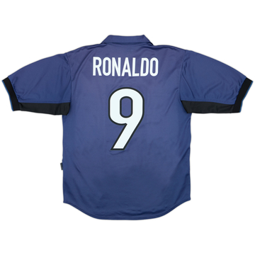 1998-99 Inter Milan Third Shirt Ronaldo #9 - 7/10 - (S)