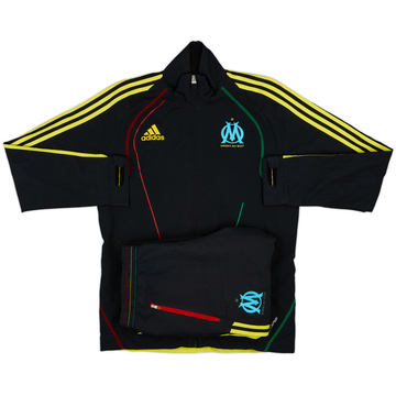 2010-11 Olympique Marseille adidas Tracksuit - 6/10 - (M)