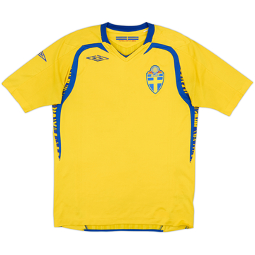 2007-09 Sweden Home Shirt - 4/10 - (S)