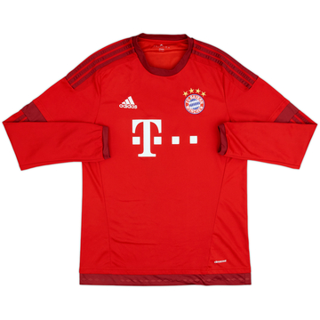 2015-16 Bayern Munich Home L/S Shirt - 5/10 - (L)