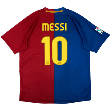2008-09 Barcelona Home Shirt Messi #10 - 6/10 - (XL)