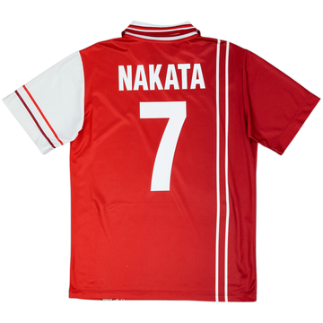 1998-99 Perugia Home Shirt Nakata #7 - 8/10 - (M)