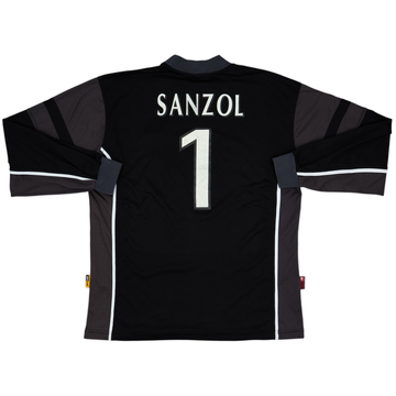 2000-01 Osasuna GK Shirt Sanzol #1 - 7/10 - (XL)