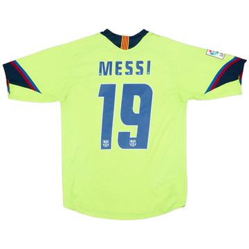 2005-06 Barcelona Away Shirt Messi #19 - 6/10 - (XL.Boys)