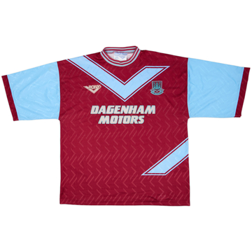 1993-95 West Ham Home Shirt - 6/10 - (XL)