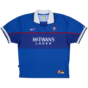 1997-99 Rangers Home Shirt - 4/10 - (L)