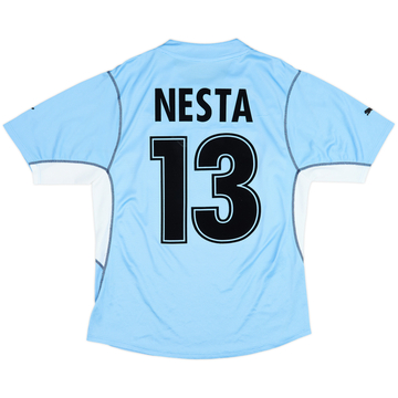 2001-02 Lazio Home Shirt Nesta #13 - 6/10 - (M)