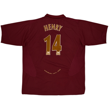 2005-06 Arsenal Home Shirt Henry #14 - 5/10 - (3XL)