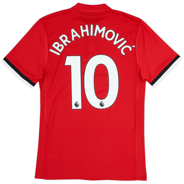 2017-18 Manchester United Authentic Home Shirt Ibrahimovic #10 - 8/10 - (M)