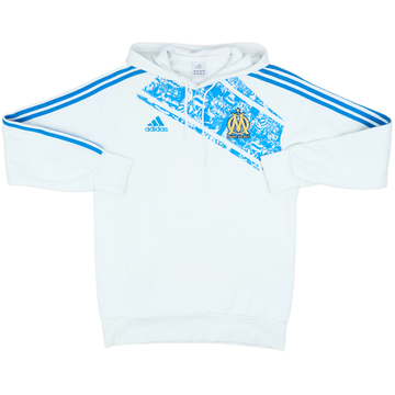 2011-12 Olympique Marseille adidas Hooded Sweat Top - 8/10 - (M/L)