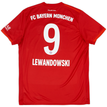 2019-20 Bayern Munich Home Shirt Lewandowski #9 - 8/10 - (L)