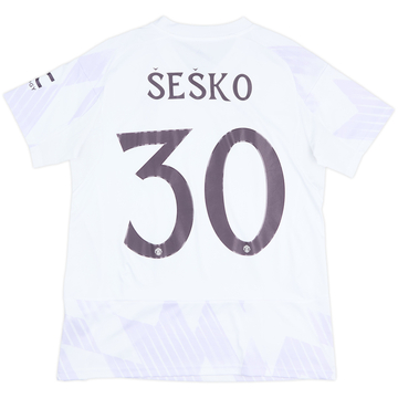 2025-26 Manchester United Away Shirt Sesko #30 - 10/10 - (Women's L)