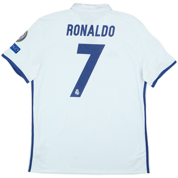 2016-17 Real Madrid Home Shirt Ronaldo #7 - 7/10 - (L)