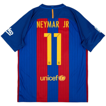2016-17 Barcelona Home Shirt Neymar Jr #11 - 8/10 - (L)