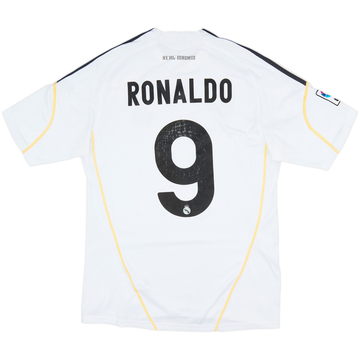 2009-10 Real Madrid Home Shirt Ronaldo #9 - 6/10 - (M)