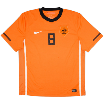 2010-11 Netherlands Home Shirt #8 - 5/10 - (L)