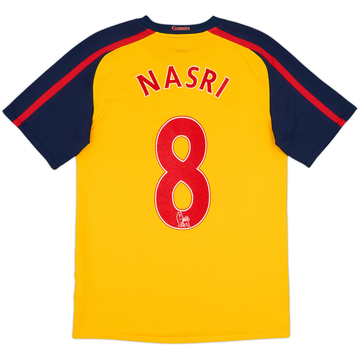 2008-09 Arsenal Away Shirt Nasri #8 - 8/10 - (S)
