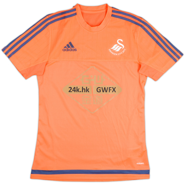 2015-16 Swansea adizero Training Shirt - 8/10 - (S)