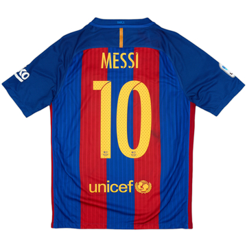 2016-17 Barcelona Home Shirt Messi #10 - 7/10 - (S)