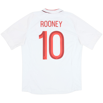 2012-13 England Home Shirt Rooney #10 - 5/10 - (L)