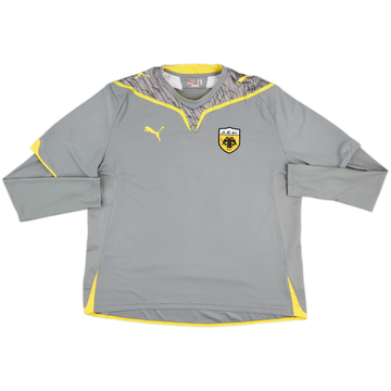 2009-10 AEK Athens Third L/S Shirt - 8/10 - (XXL)