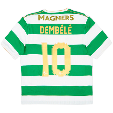 2017-18 Celtic 'Lisbon Lions 50th Anniversary' Home Shirt Dembele #10 - 5/10 - (S)