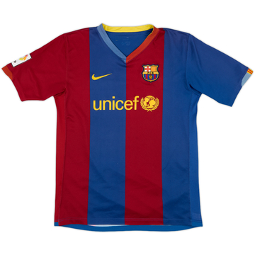 2006-07 Barcelona Home Shirt - 6/10 - (XL.Boys)