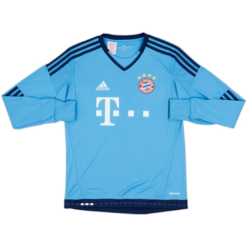 2015-16 Bayern Munich GK Shirt - 9/10 - (XL.Boys)