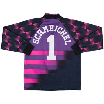 1996-97 Manchester United GK Shirt Schmeichel #1 - 7/10 - (L.Boys)