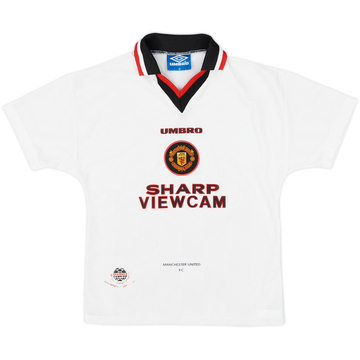 1996-97 Manchester United Away Shirt - 8/10 - (L.Boys)