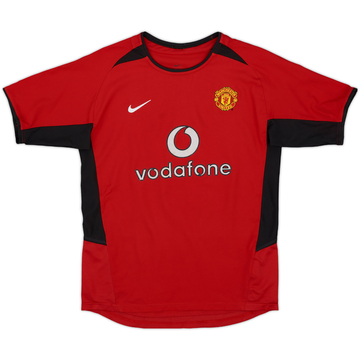 2002-04 Manchester United Home Shirt - 8/10 - (M.Boys)