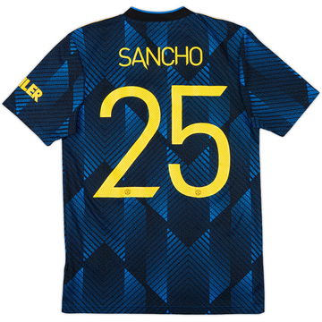 2021-22 Manchester United Third Shirt Sancho #25 - 10/10 - (S)