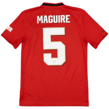 2019-20 Manchester United Home Shirt Maguire #5 - 7/10 - (S)